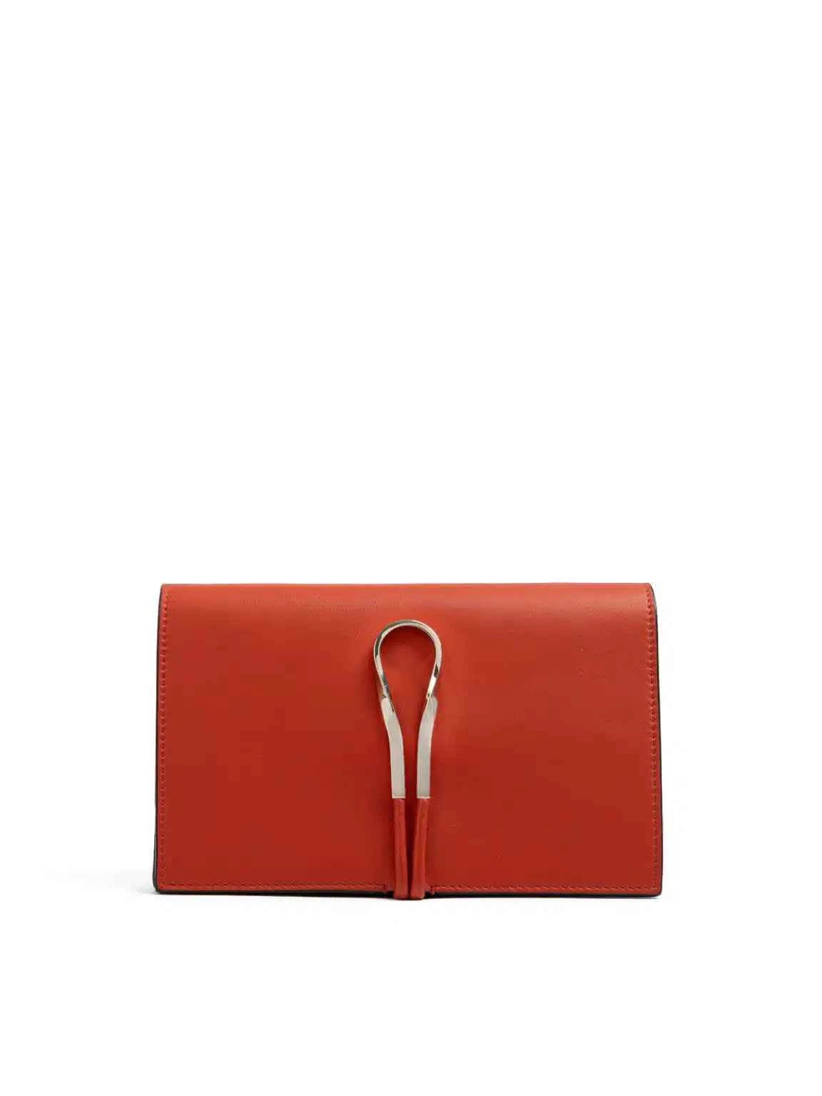 GIADA Leather Envelope Clutch