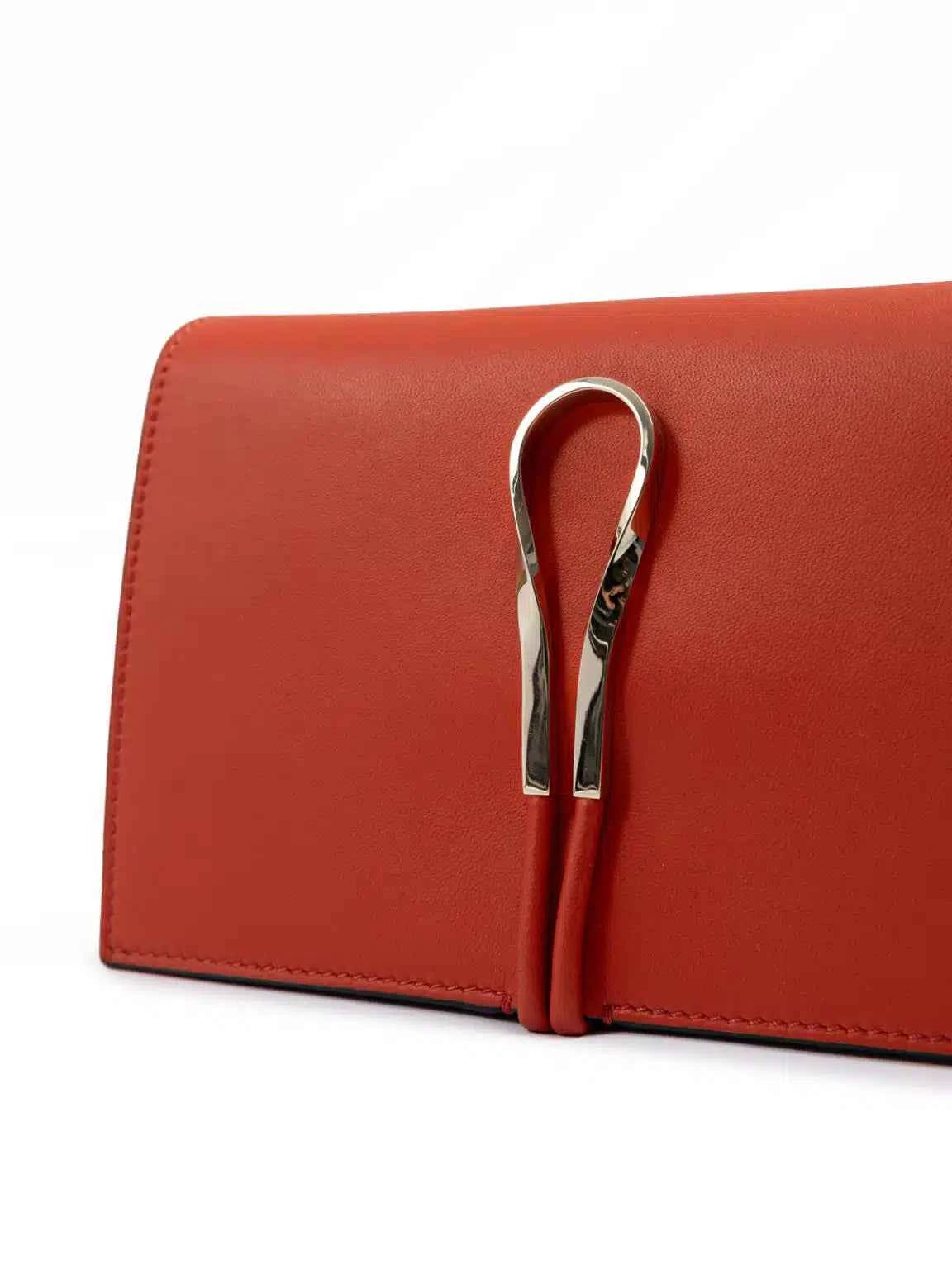 GIADA Leather Envelope Clutch