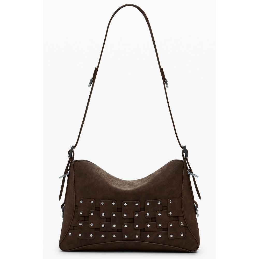 Desigual Marrone Poliuretano Women Handbag