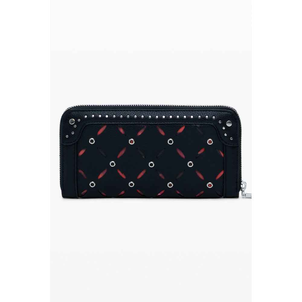 Desigual Nero Polyurethane Women Wallet
