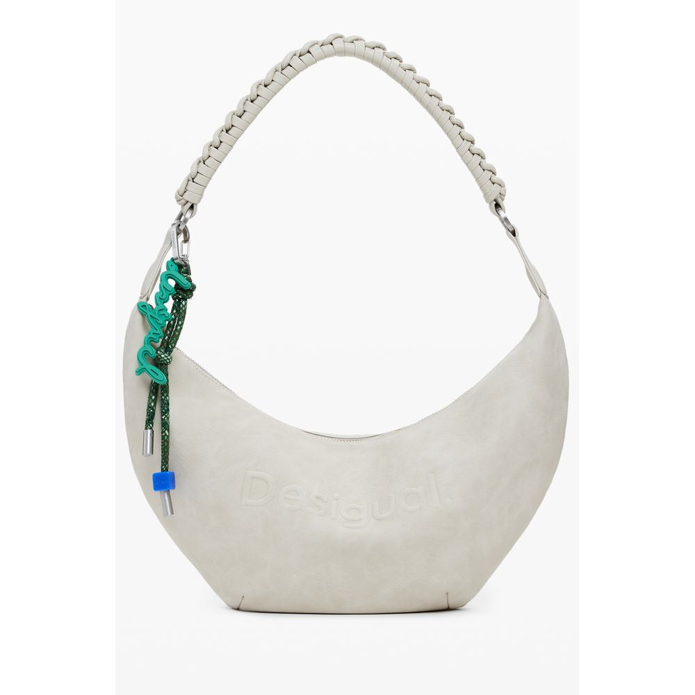 Desigual Beige Polyurethane Women's Handbag