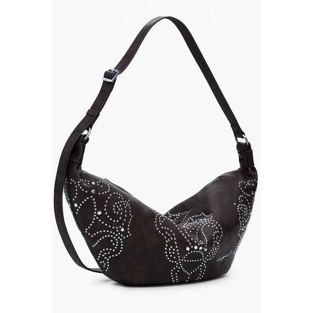 Desigual Brown Polyethylene Women Handbag