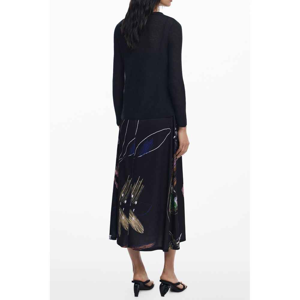 Desigual Black Polyester Women's Dress