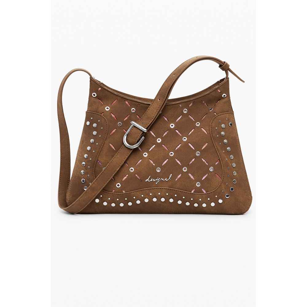 Desigual Marrone Poliuretano Women Backpack
