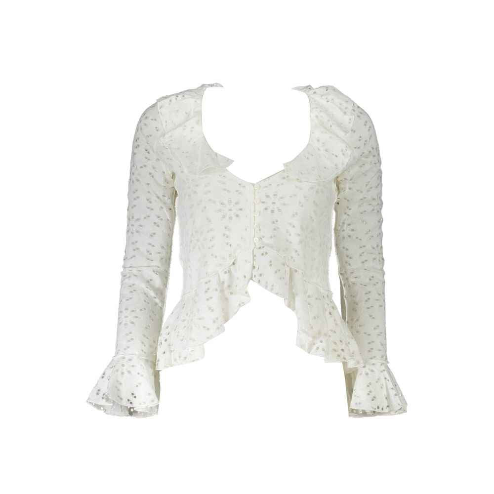 Desigual Bianco Cotton Women Blouse