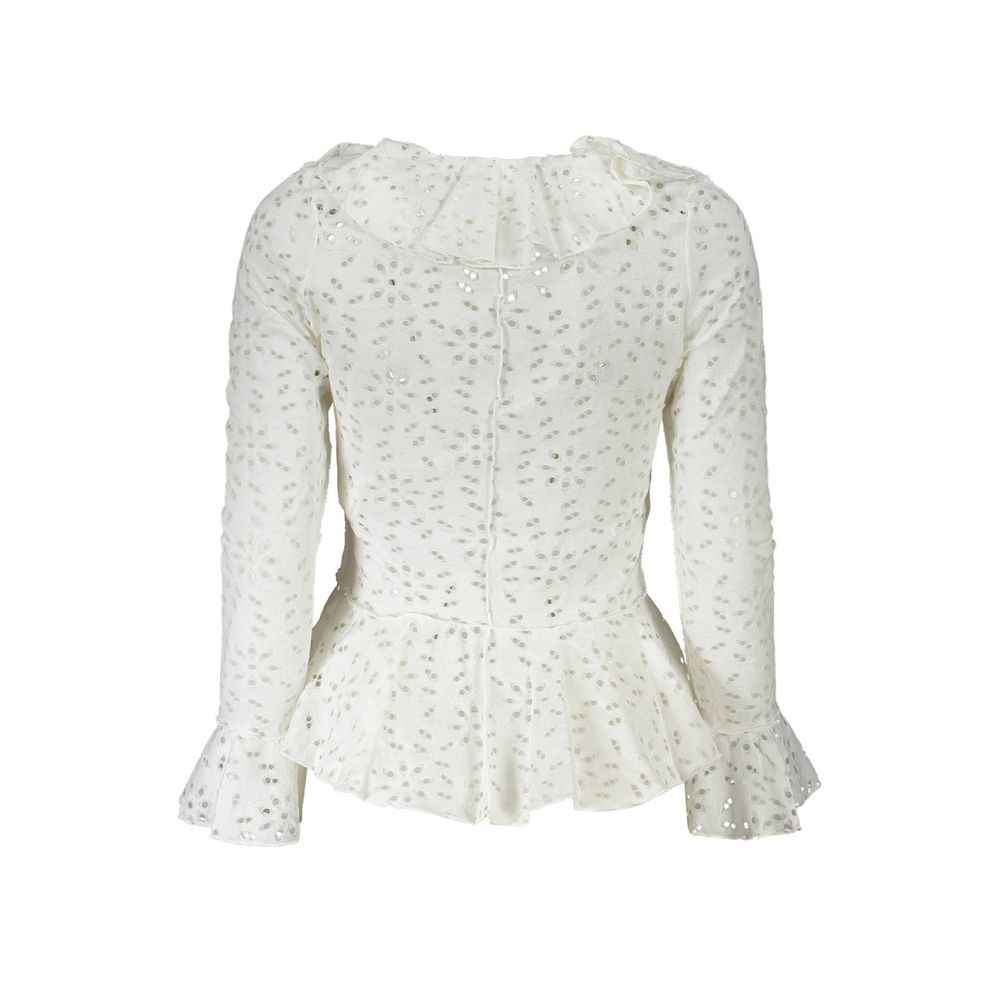 Desigual Bianco Cotton Women Blouse