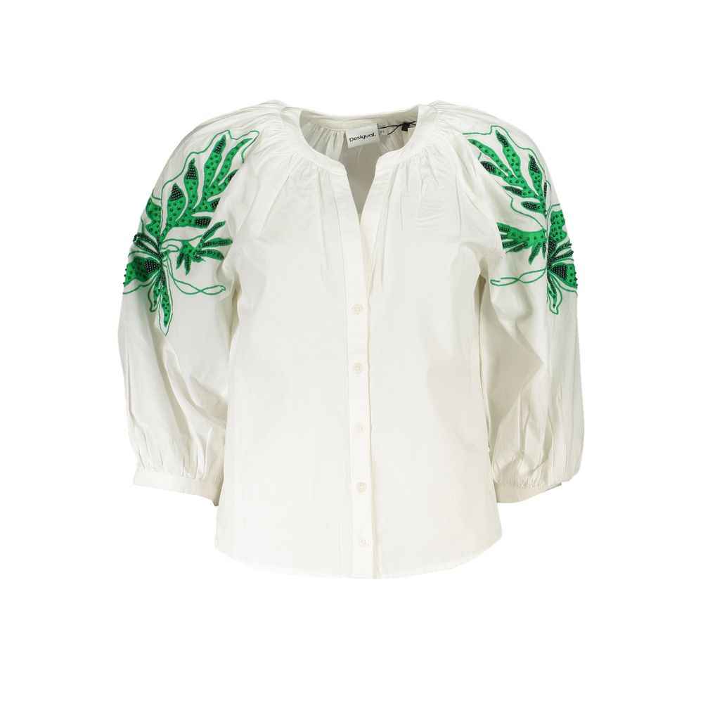 Desigual Bianco Polyester Women Shirt
