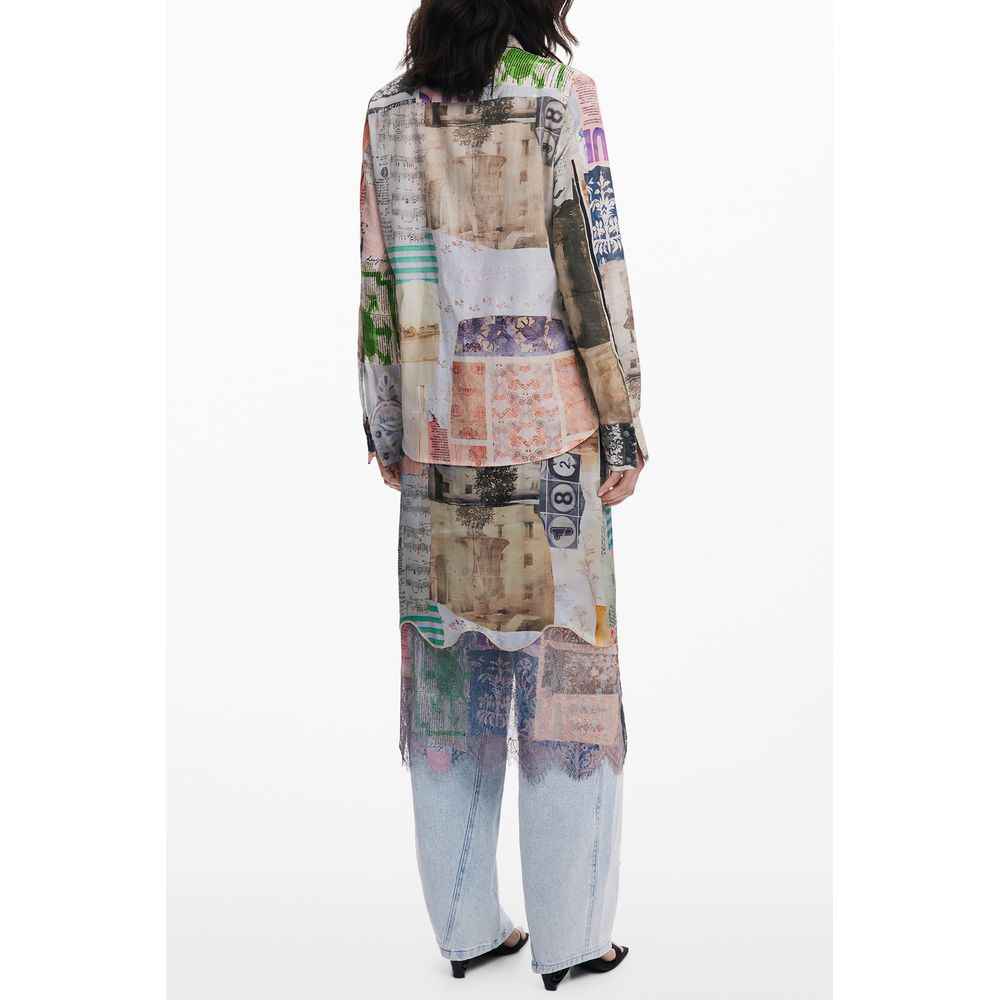Desigual Beige Cotton Women Shirt