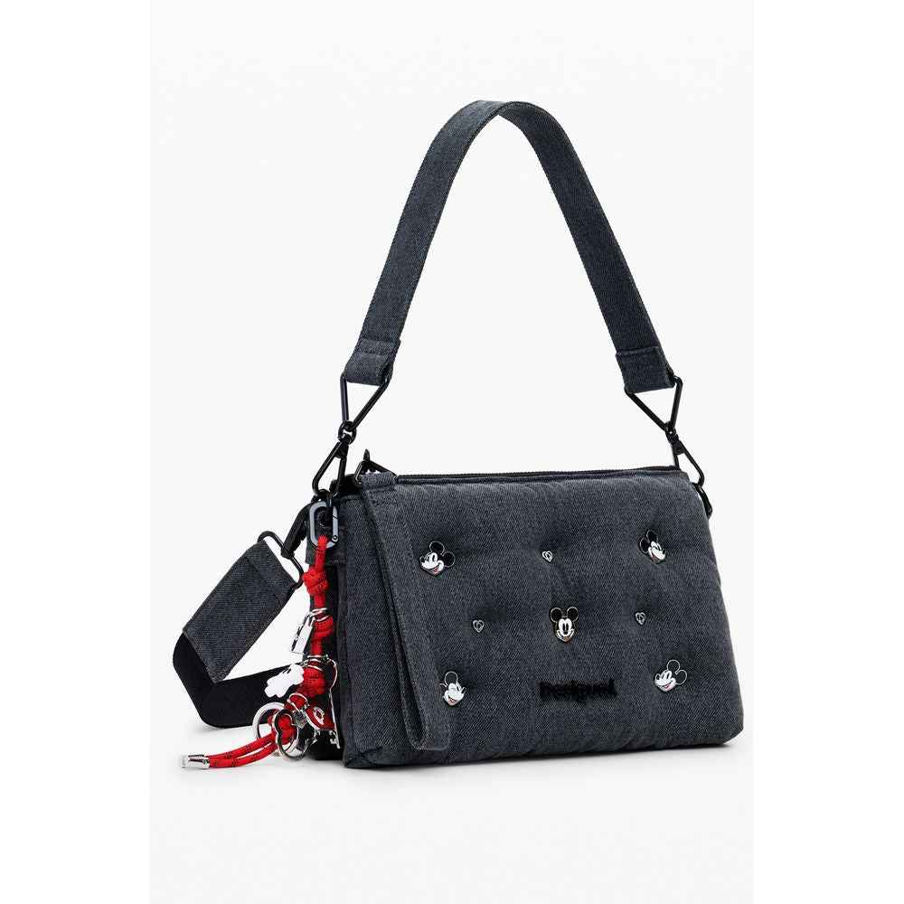 Desigual Grigio Polyester Women Handbag