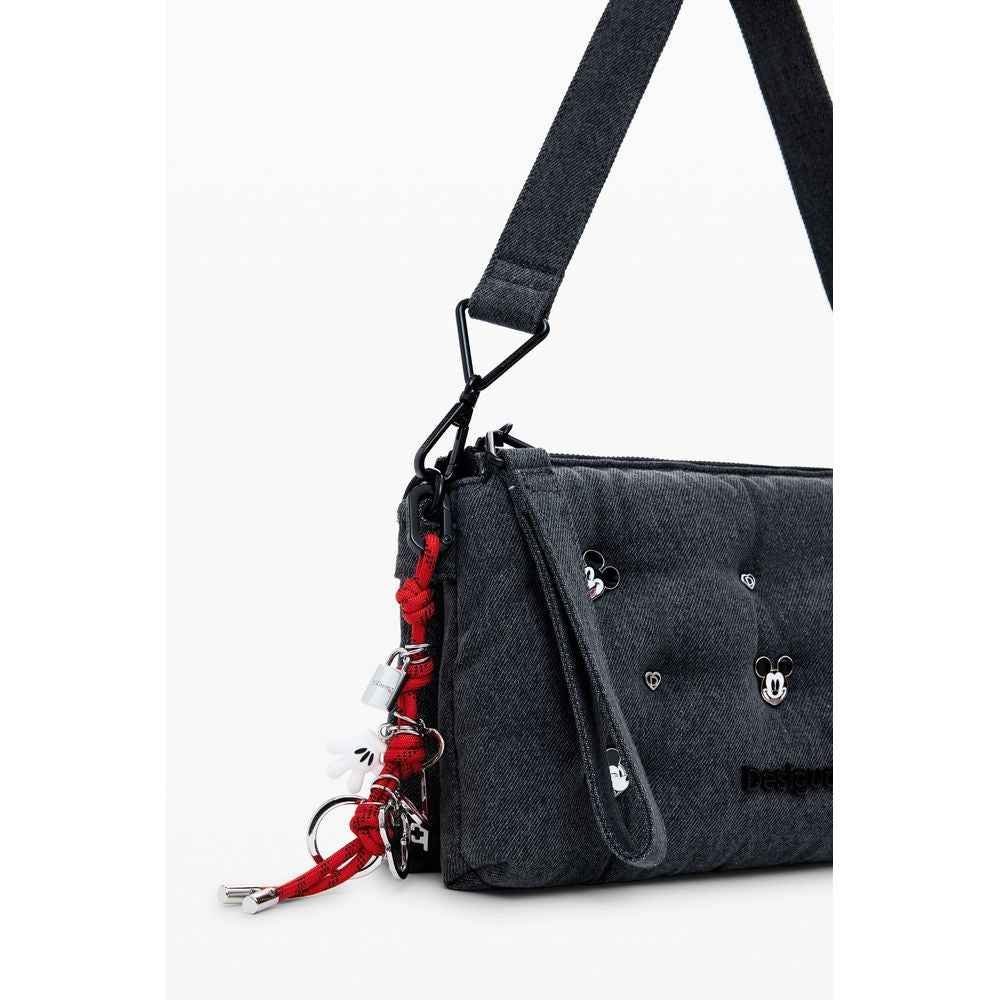 Desigual Grigio Polyester Women Handbag