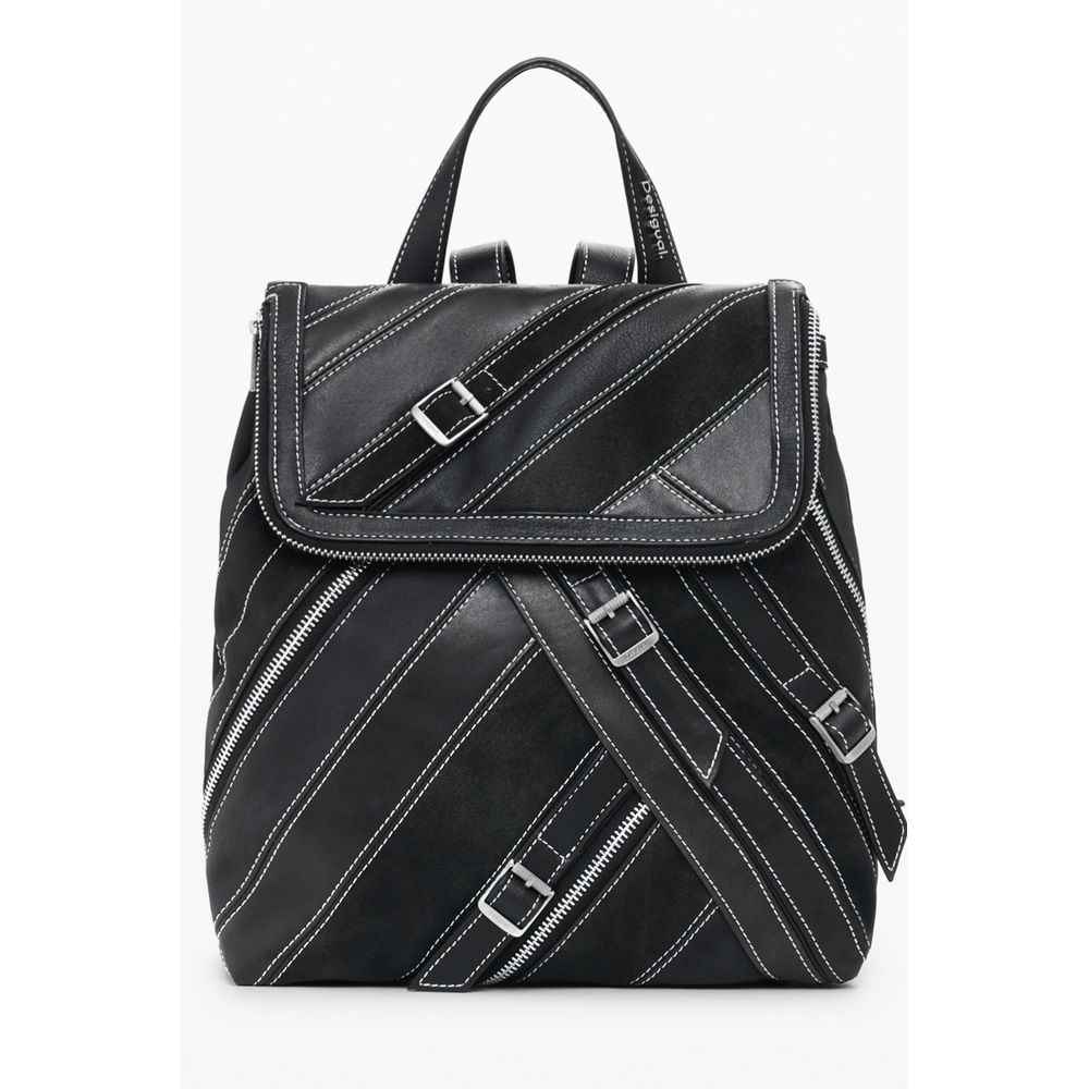 Desigual Black Polyurethane Women Backpack