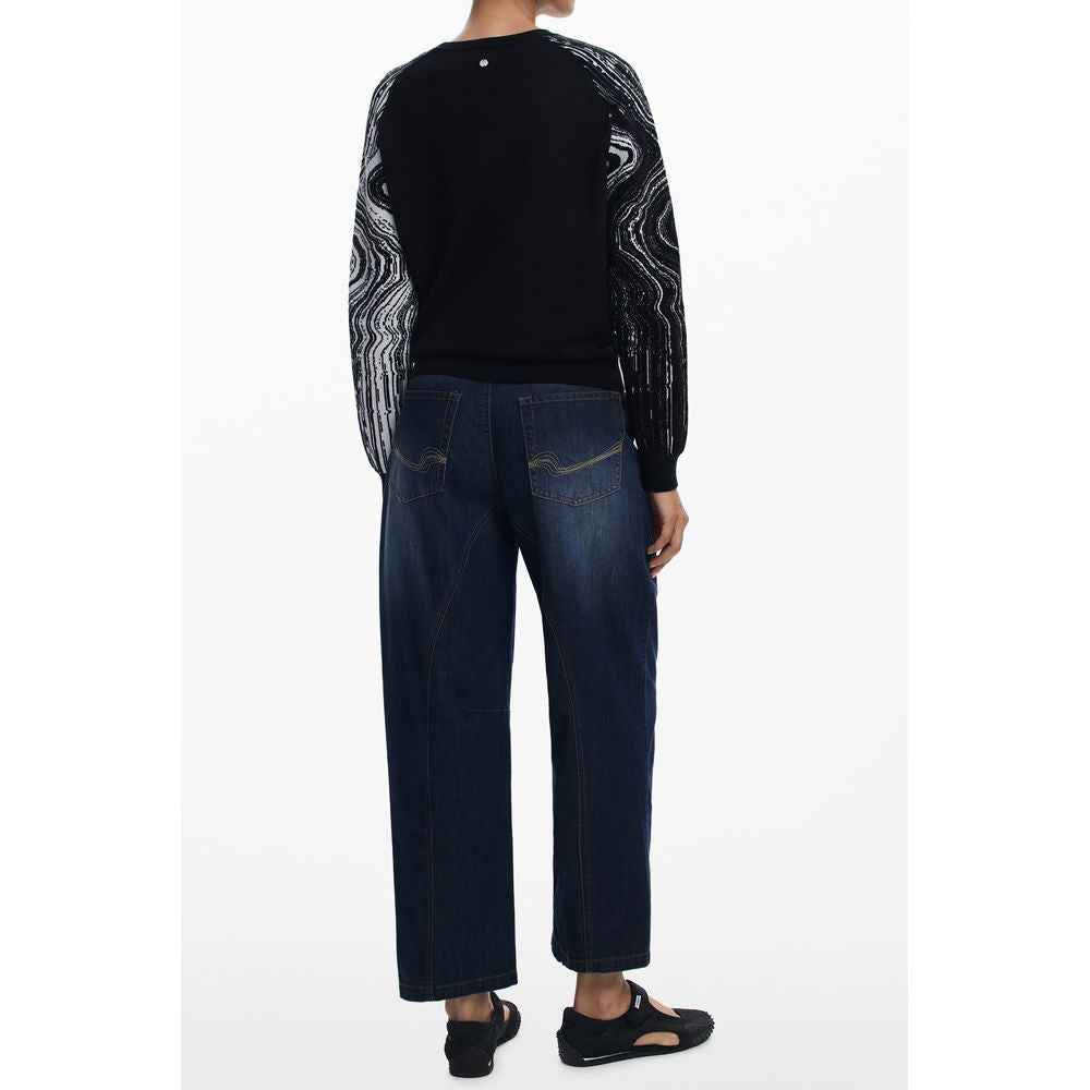 Desigual Black Polyester Women Sweater