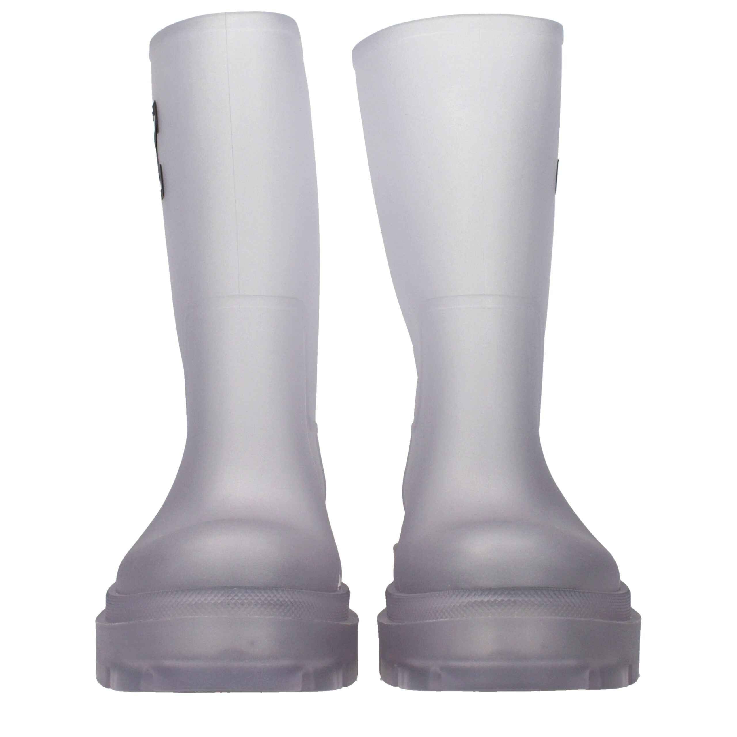 Off-White Transparent Pvc Ankle Boots
