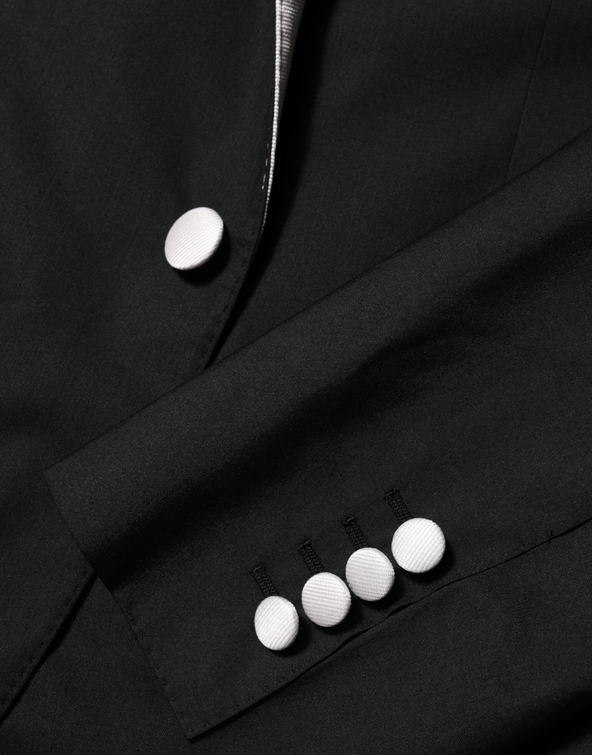 Dolce & Gabbana Black White MARTINI 1 Button Men Suit Blazer