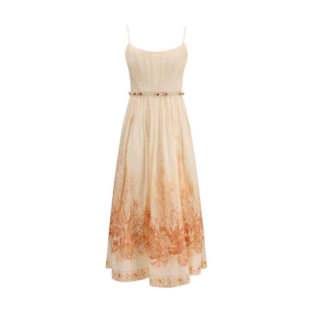 Zimmermann Multicolor Cotton Long Dress