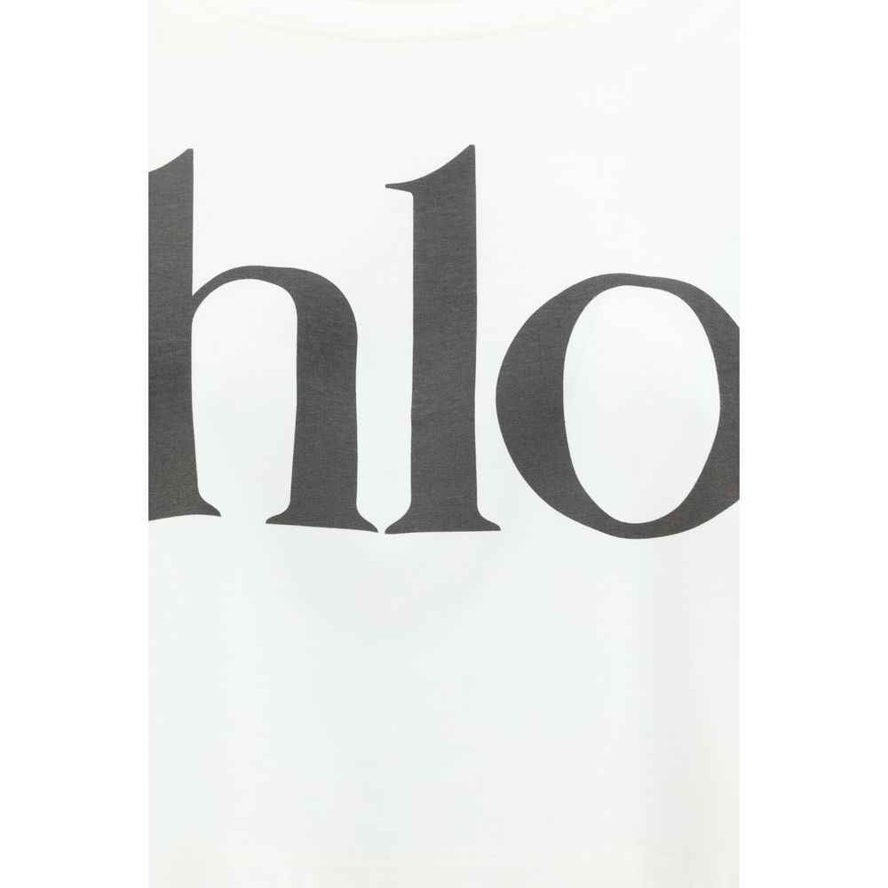 Chloé White Cotton T-Shirt