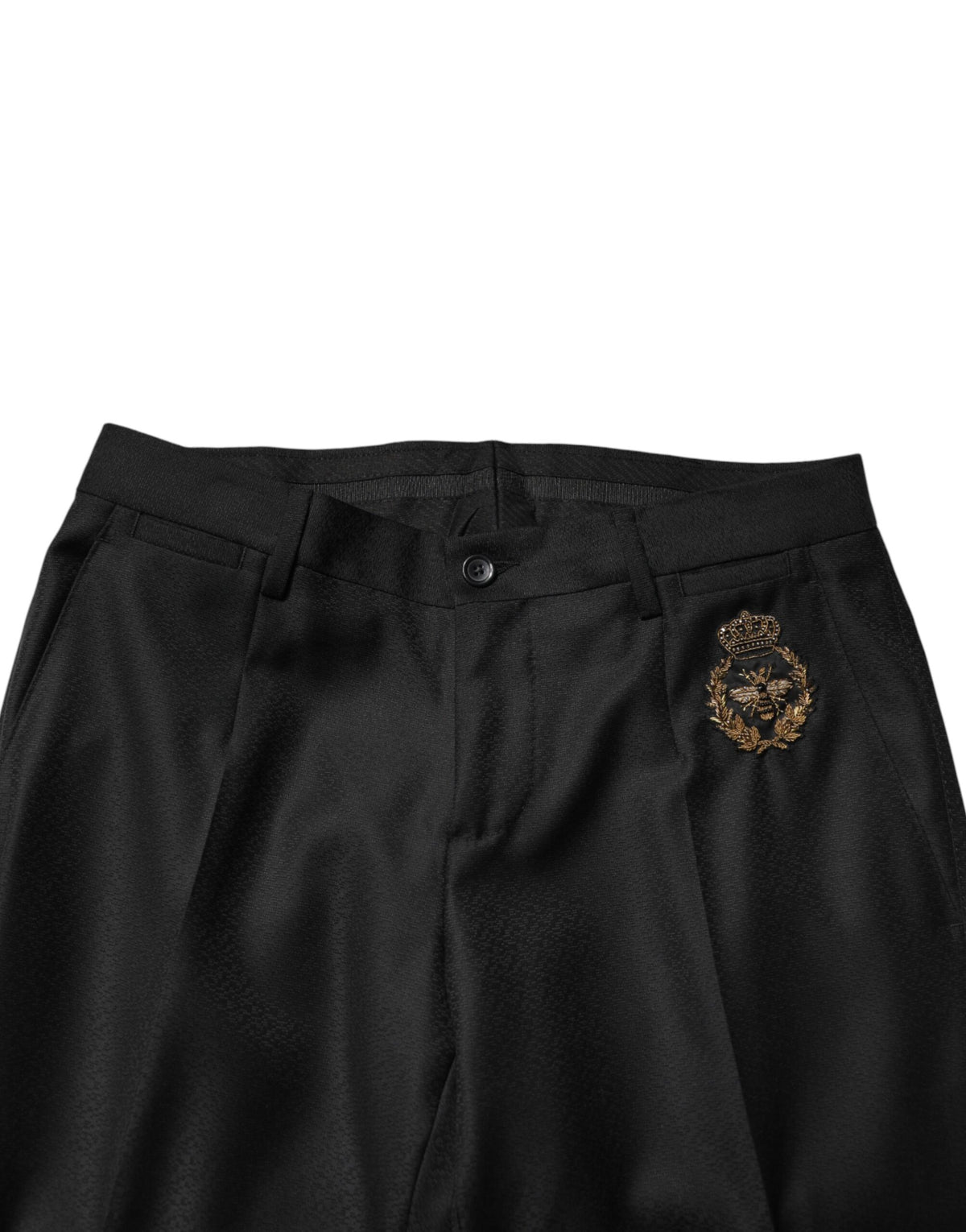 Dolce & Gabbana Black Embellished Single Breasted 2 Pc Suit
