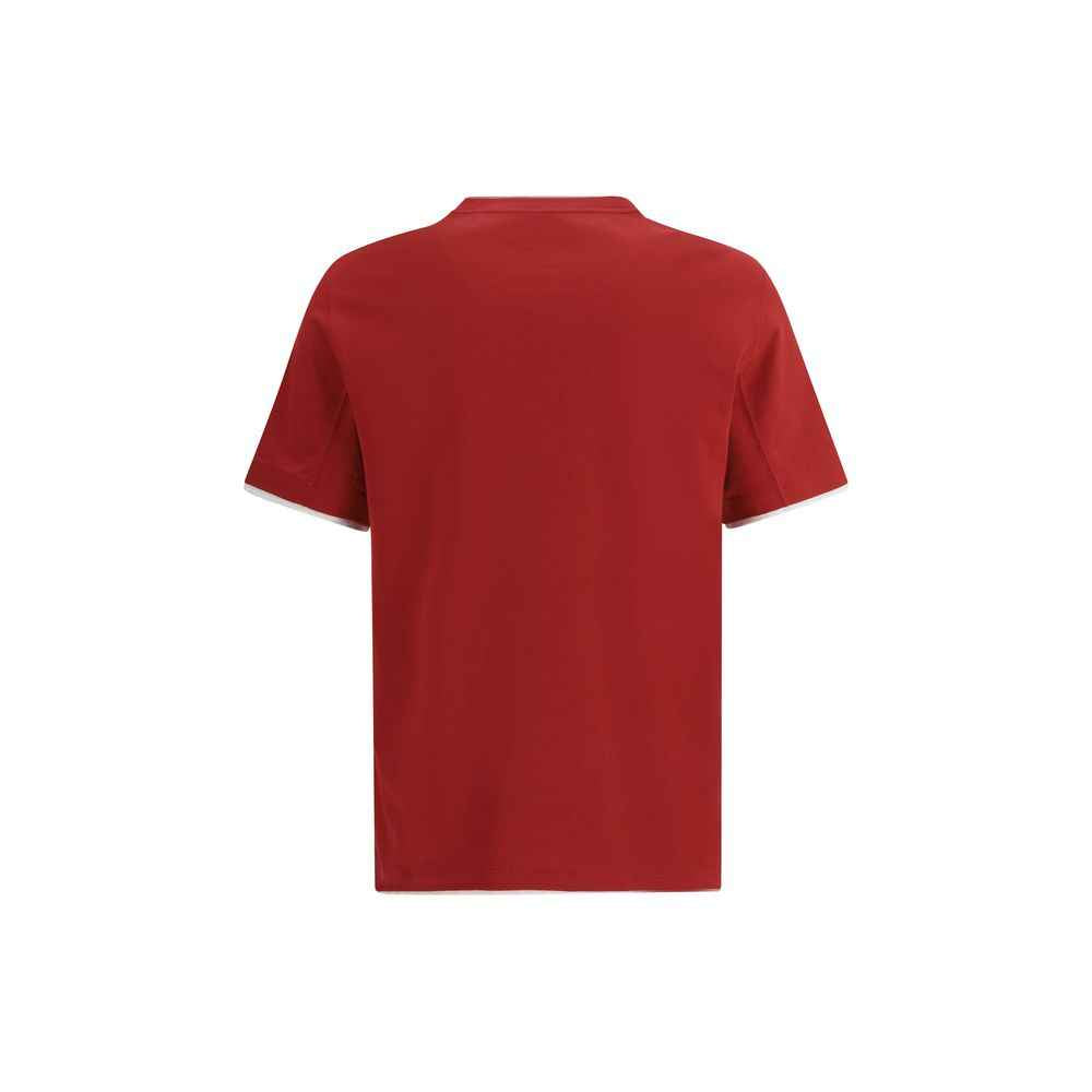 Brunello Cucinelli Multicolor Cotton T-Shirt