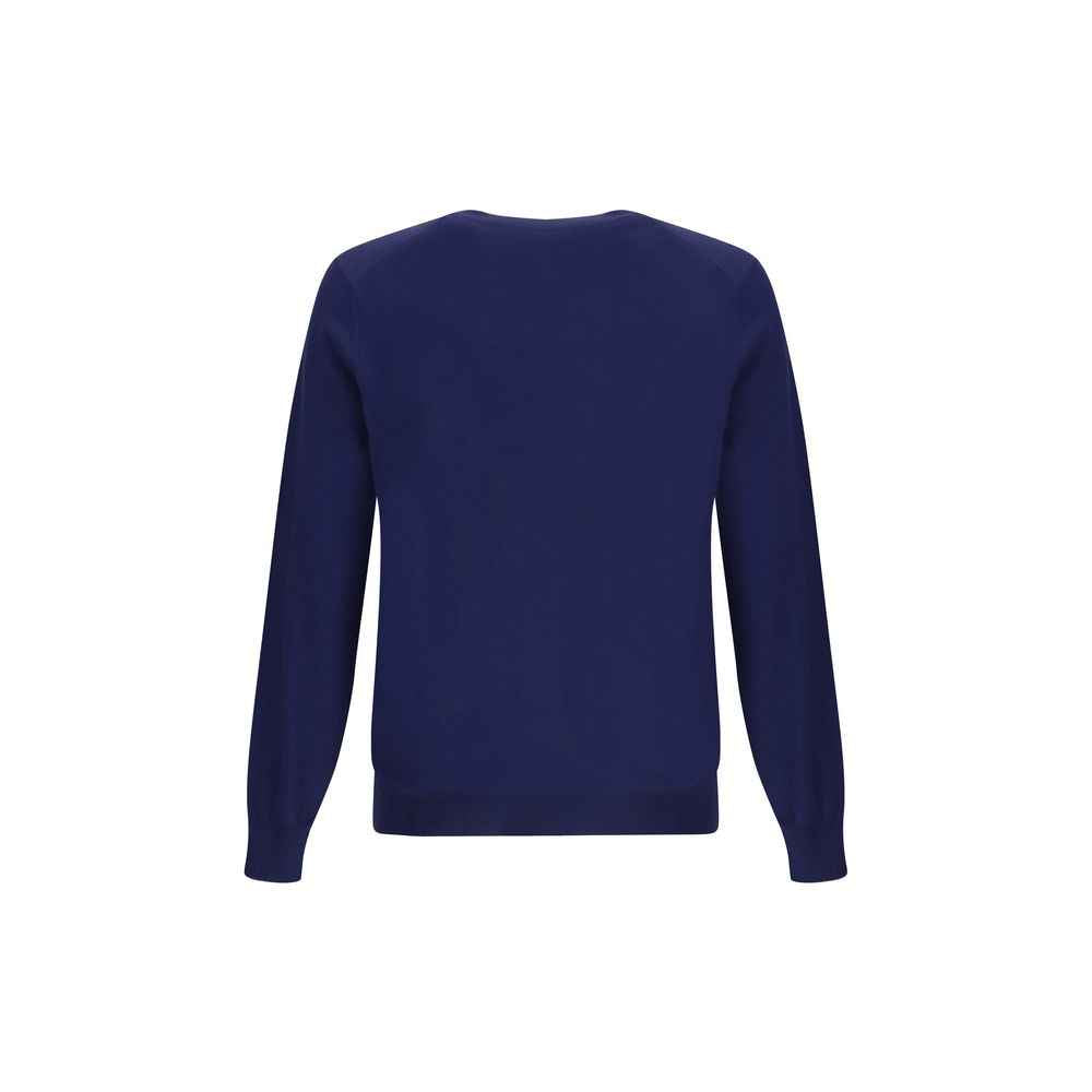 Brunello Cucinelli Blue Wool Oves Aries Sweatshirt