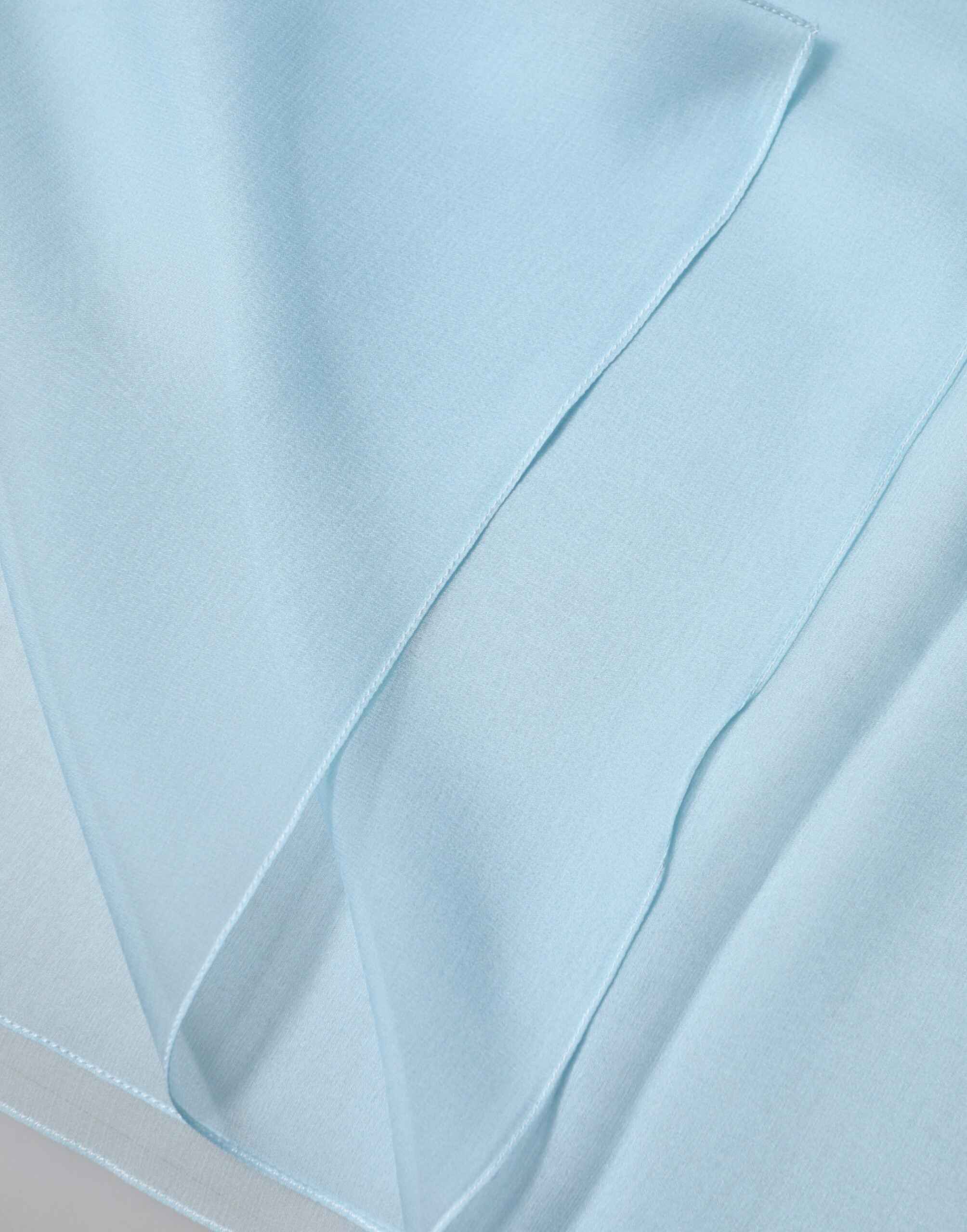 Dolce & Gabbana Light Blue Stole Silk Neck Wrap Shawl Scarf