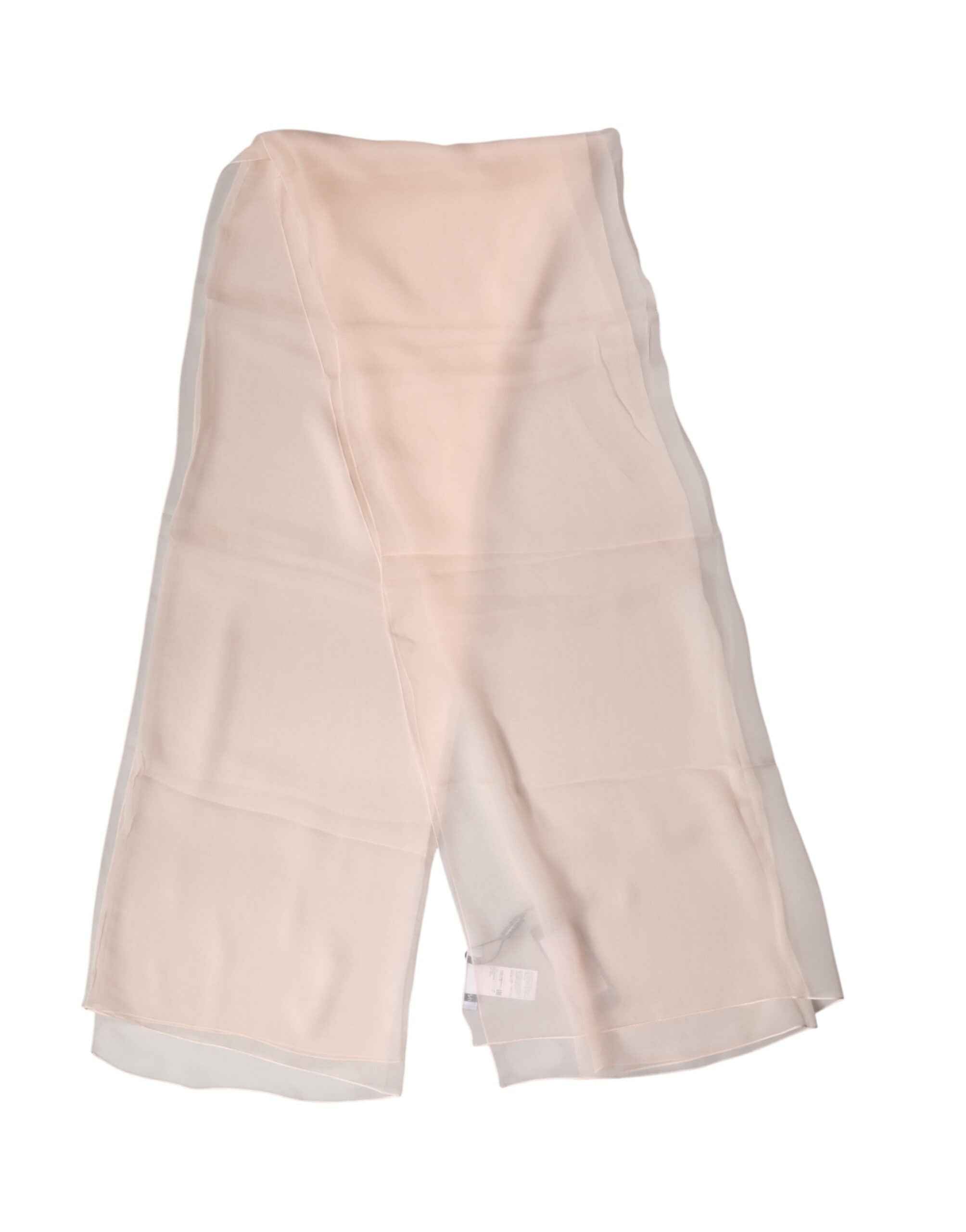 Dolce & Gabbana Light Pink Stole Silk Neck Wrap Shawl Scarf