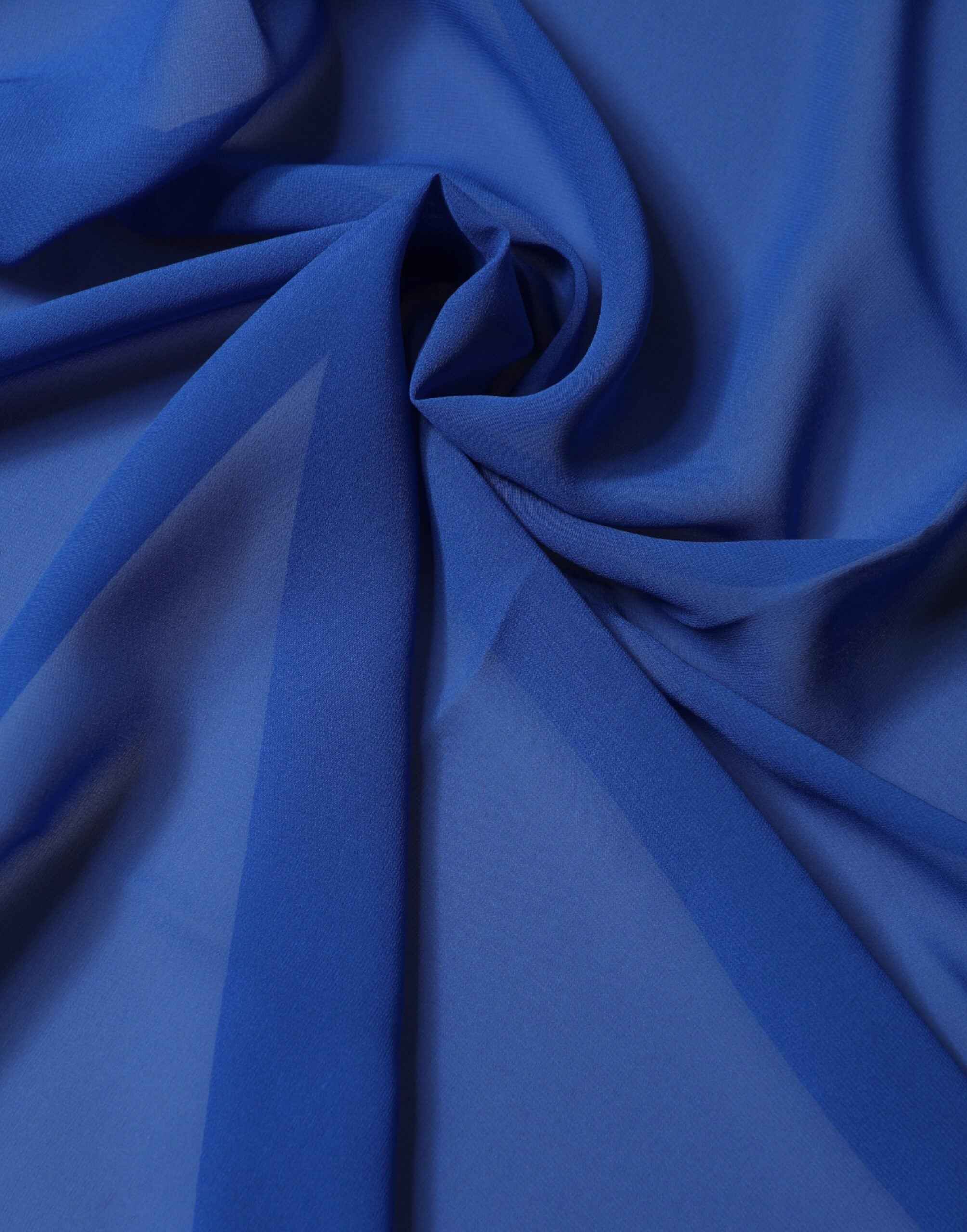 Dolce & Gabbana Blue Silk Stole Neck Wrap Shawl Men Scarf