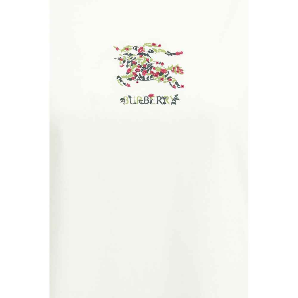 Burberry White Cotton T-Shirt