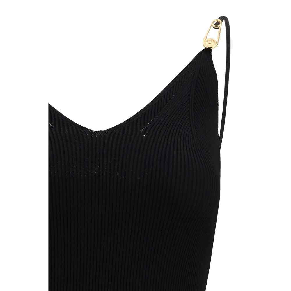 Versace Black Viscose Casual Dress