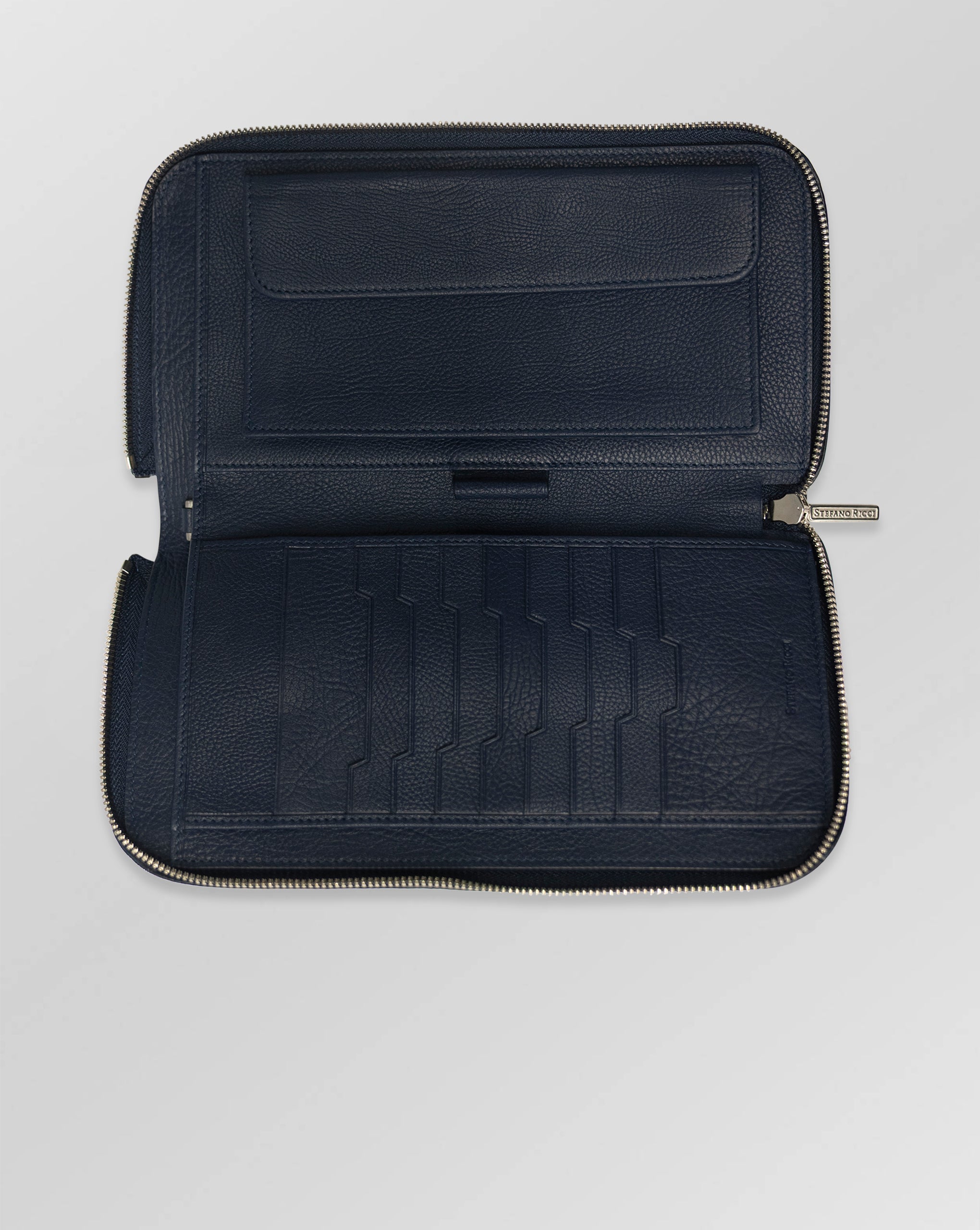 Stefano Ricci Grained Calfskin Luxury Clutch Bag with Eagle Logo