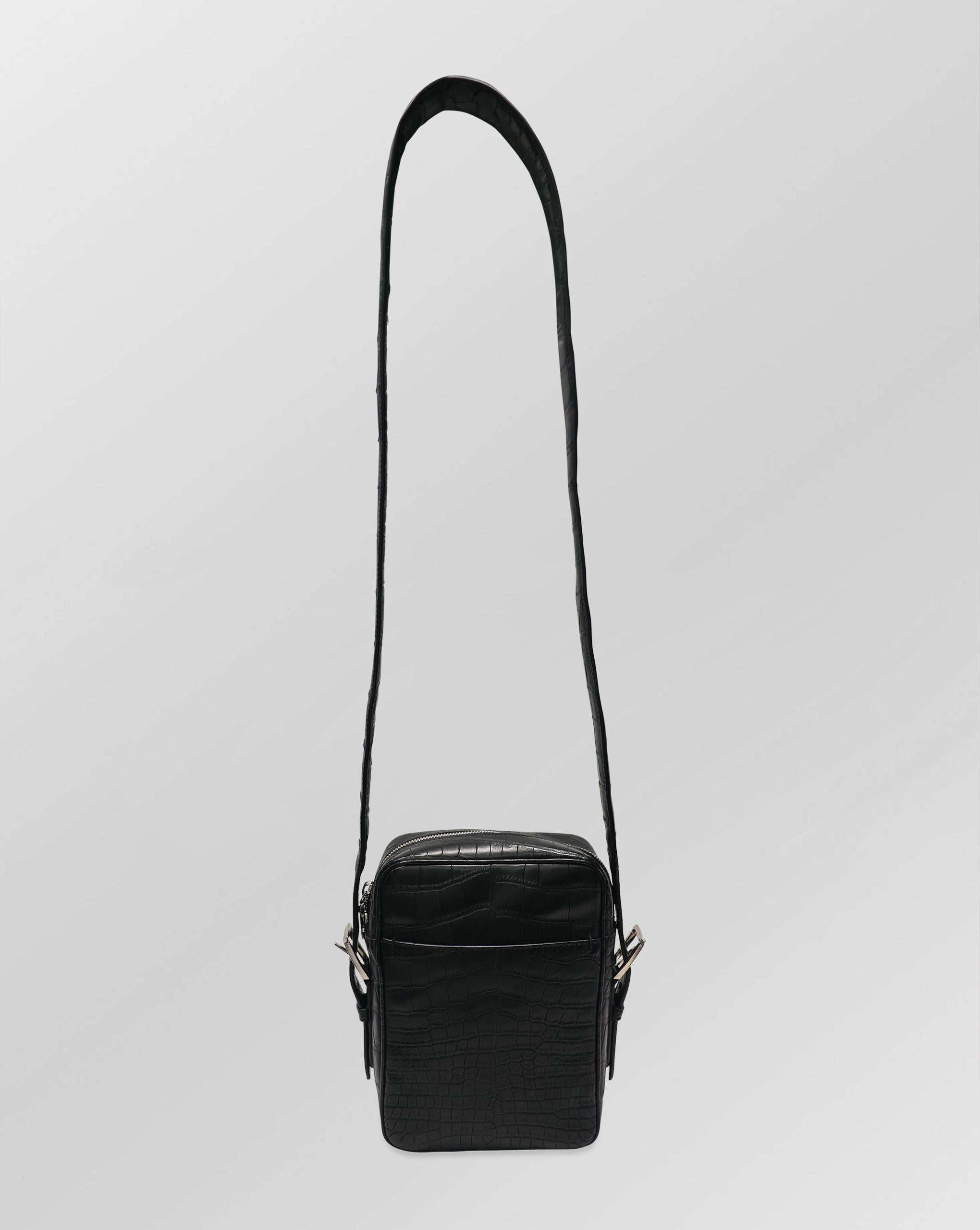 Stefano Ricci Crocodile Leather Mini Crossbody Messenger Bag