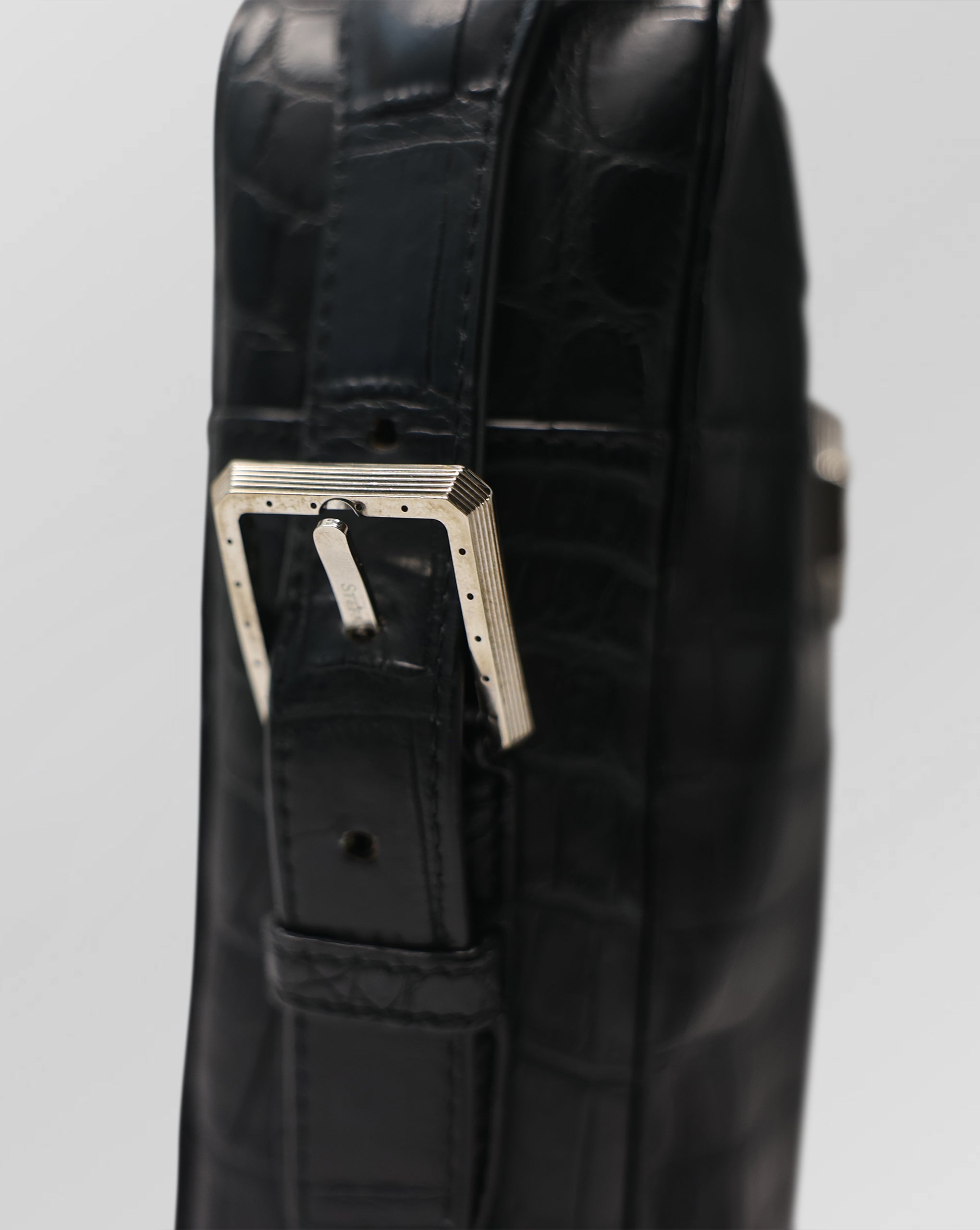 Stefano Ricci Crocodile Leather Mini Crossbody Messenger Bag