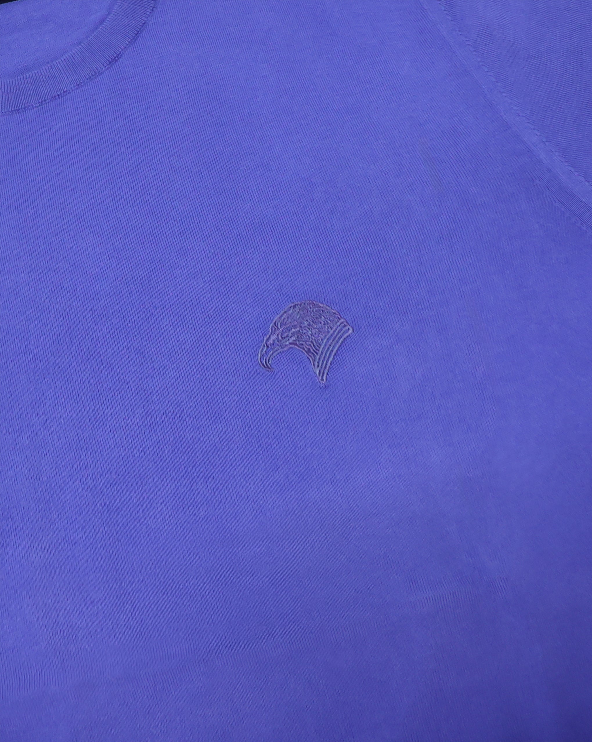 Stefano Ricci Silk Crewneck Short Sleeve Sweater Eagle Logo