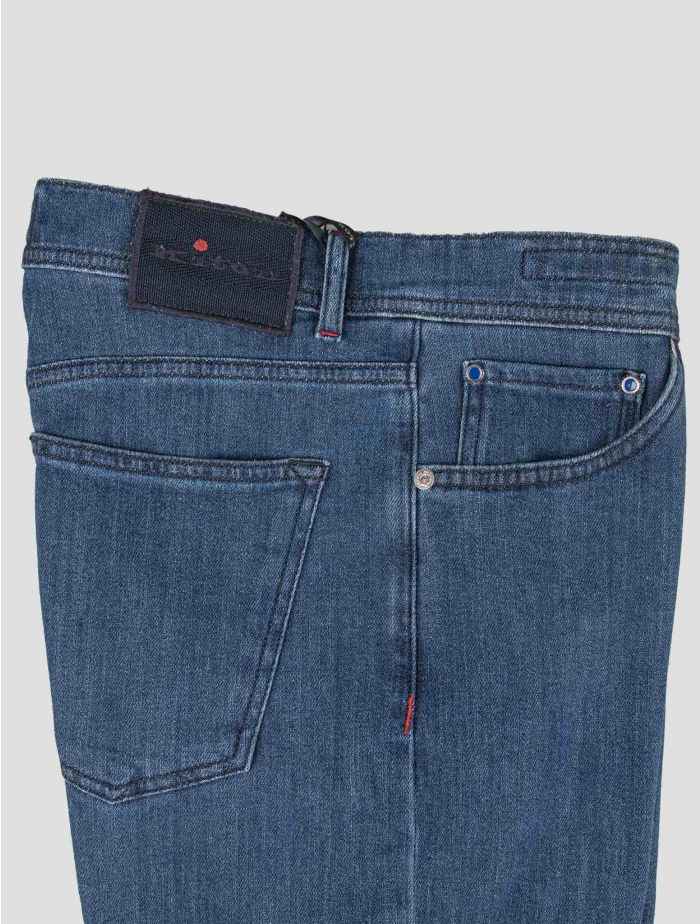Kiton Five-Pocket Premium Denim Jeans Medium wash