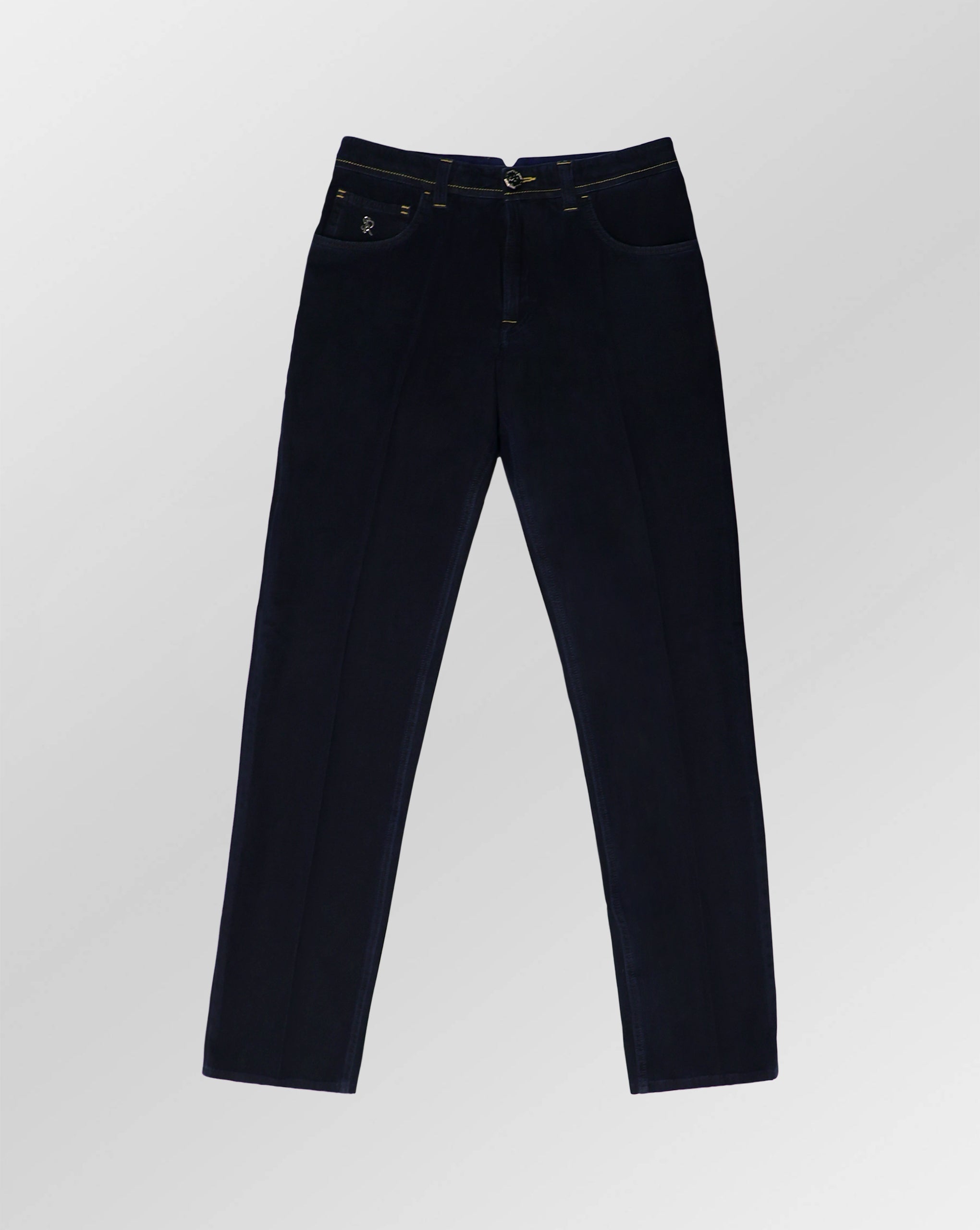 Stefano Ricci Dark Wash Denim Jeans – Regular Comfort Fit Luxury Italian Denim