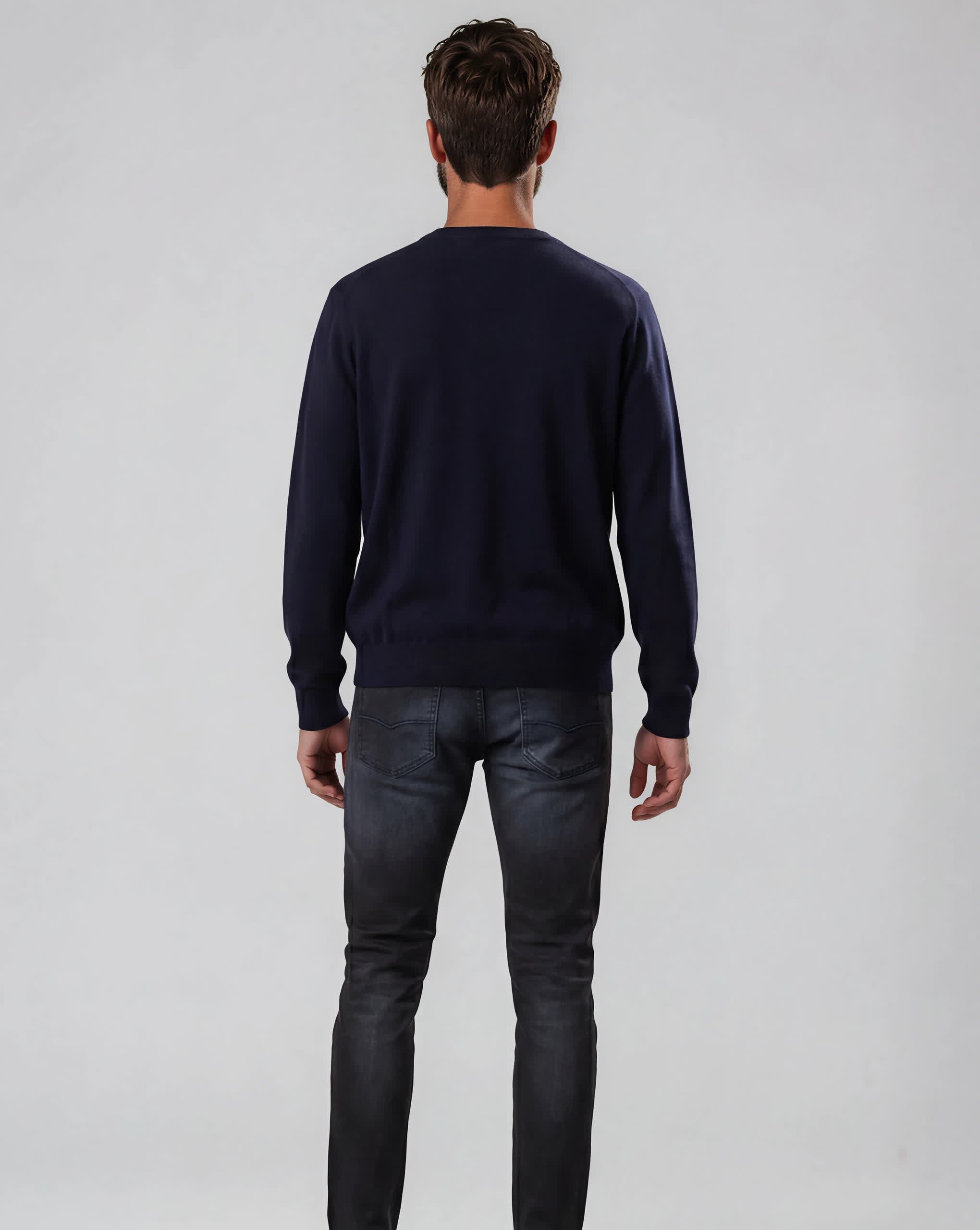 Stefano Ricci V-Neck Silk Wool Sweater