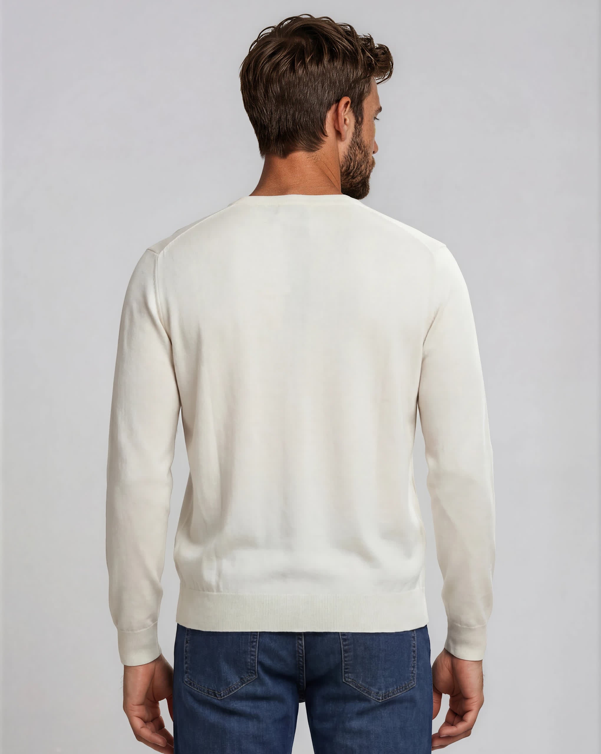 Stefano Ricci V-Neck Silk Wool Sweater