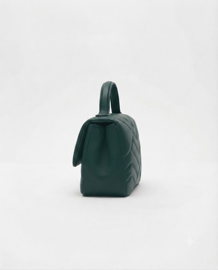 Cristinaeffe Quilted Leather Top Handle Bag