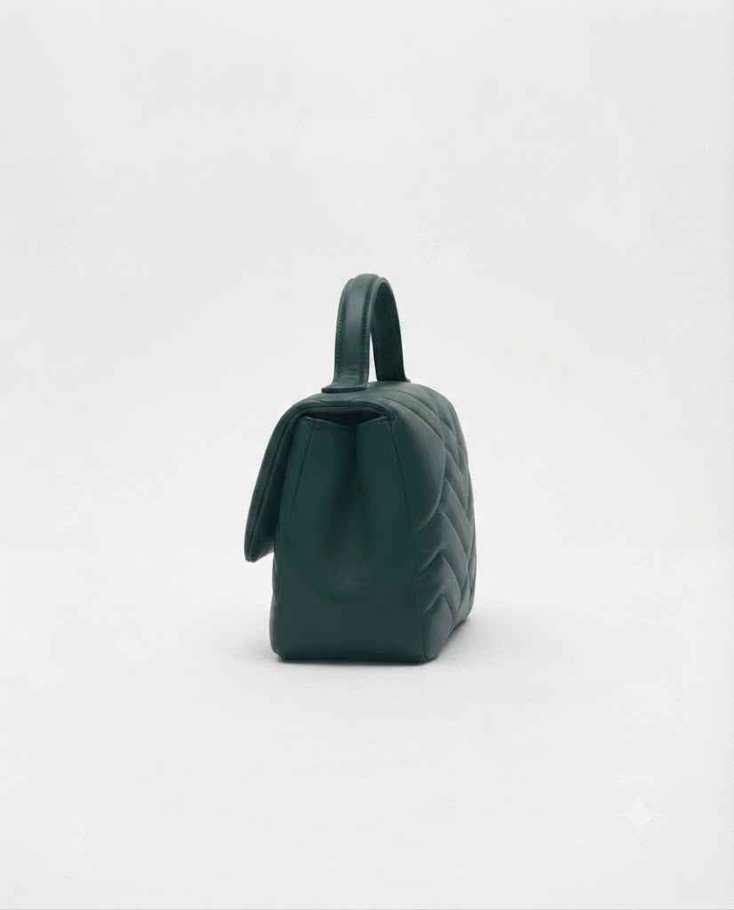 Cristinaeffe Quilted Leather Top Handle Bag