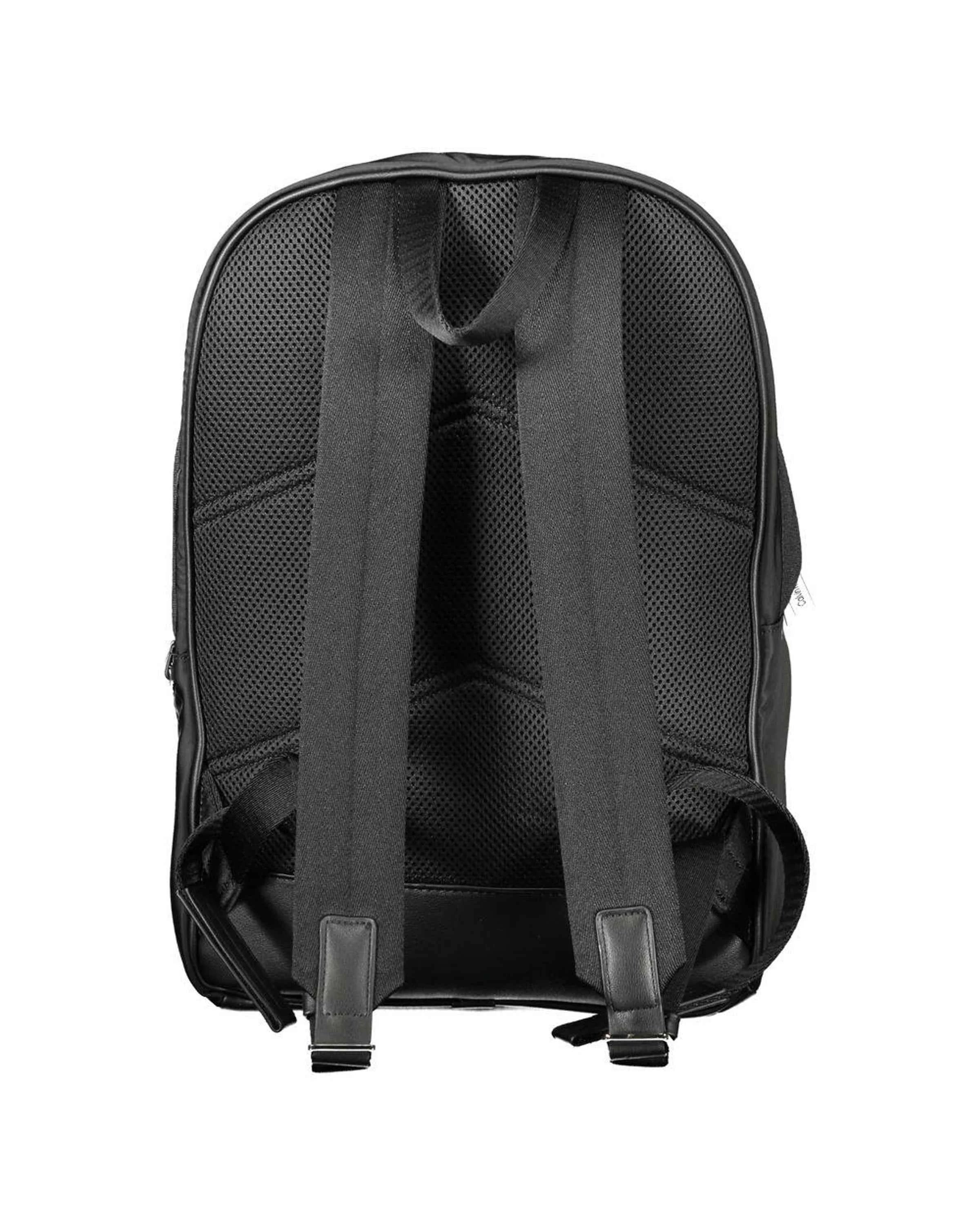 Calvin Klein Nylon Backpack with Utility Pouch in Black