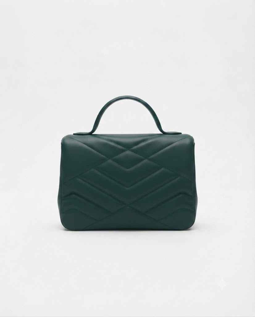 Cristinaeffe Quilted Leather Top Handle Bag