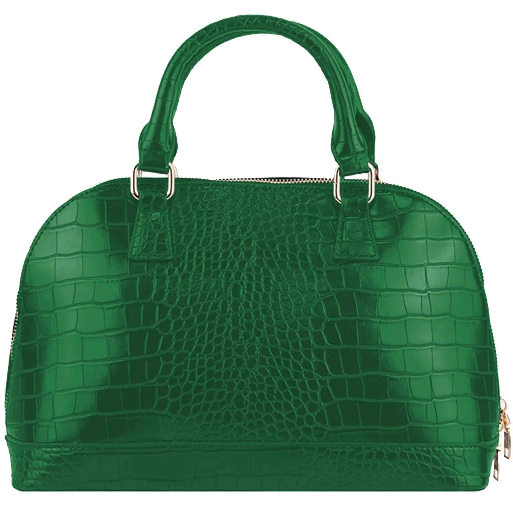 Cristinaeffe Bridget Croc-Embossed Leather Handbag