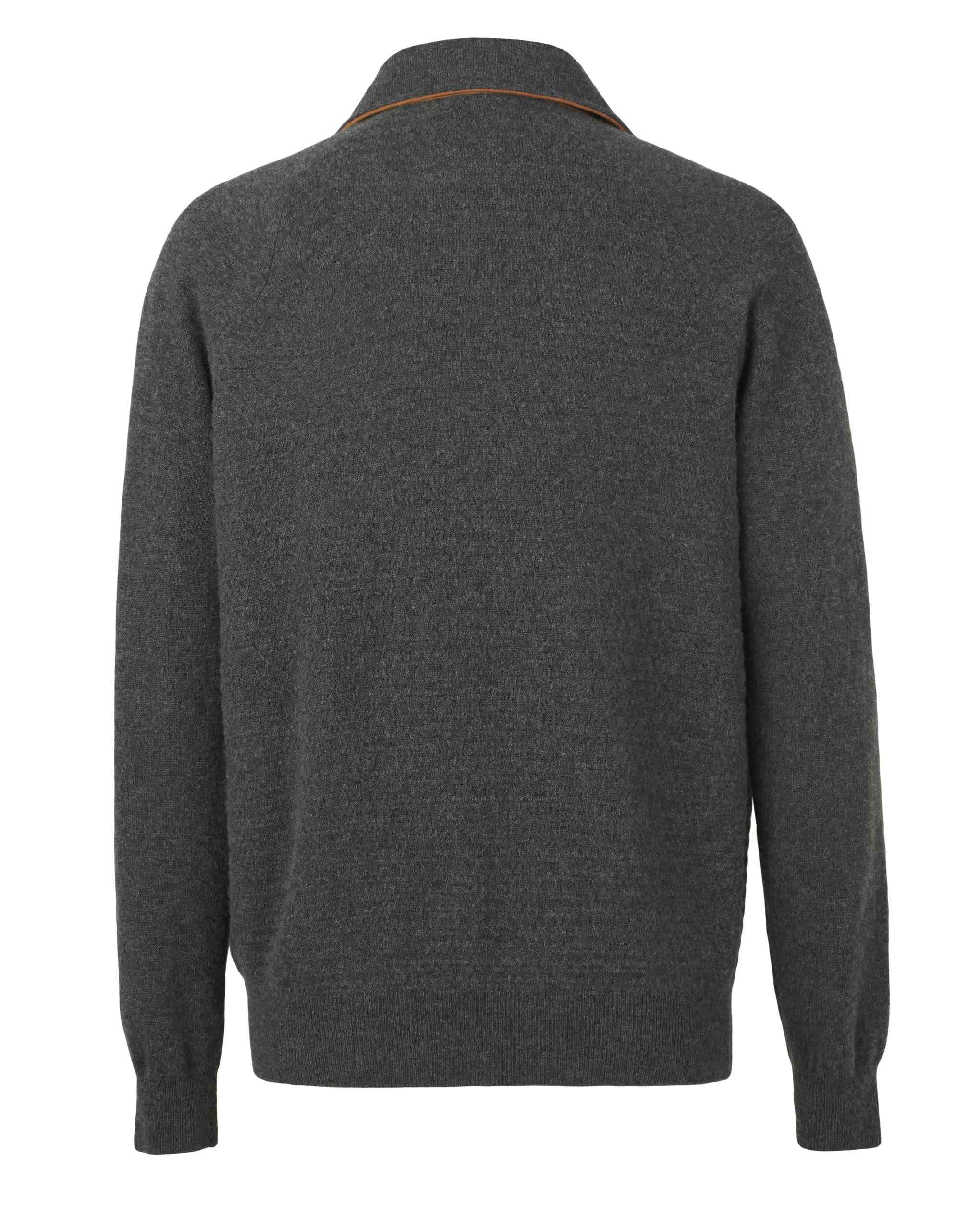 Zilli zipped polo sweater