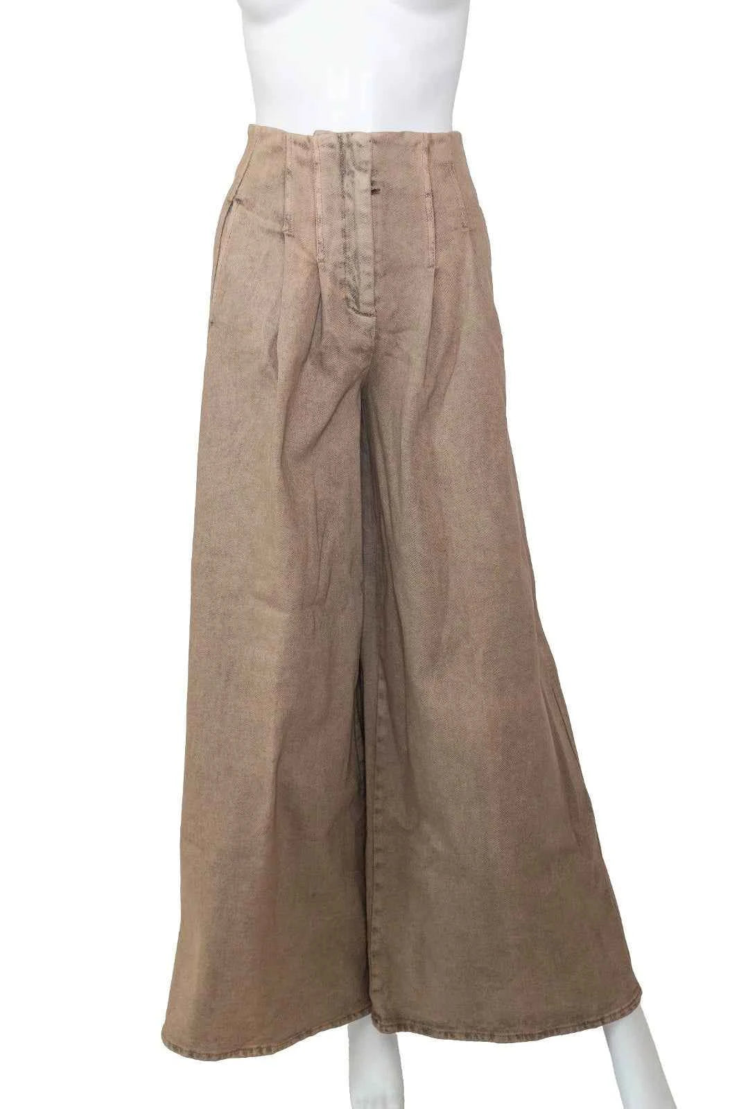 PESERICO WIDE LEG PLEATED JEANS