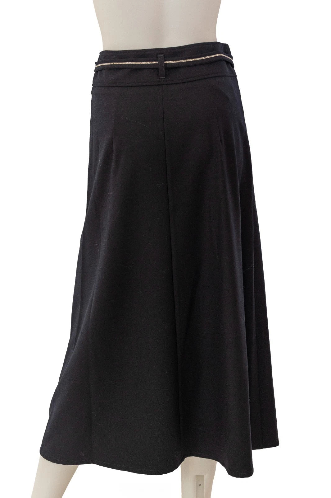 Peserico high waist midi a-line skirt
