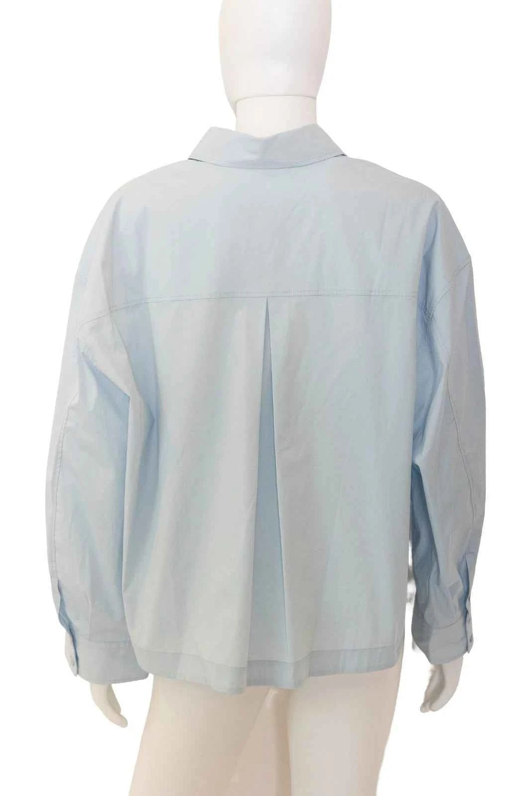 Peserico crop pocket button-down shirt