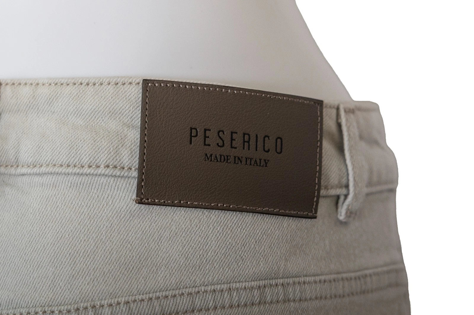 Peserico light-wash tapered-leg denim jeans