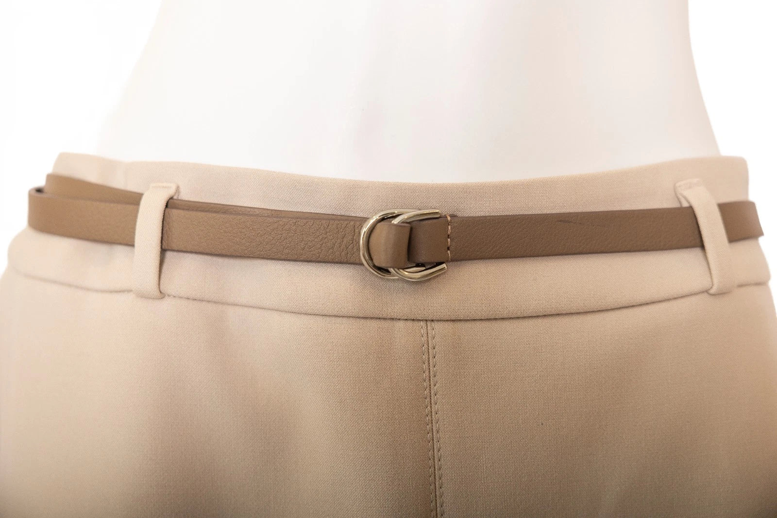 Peserico belted midi skirt