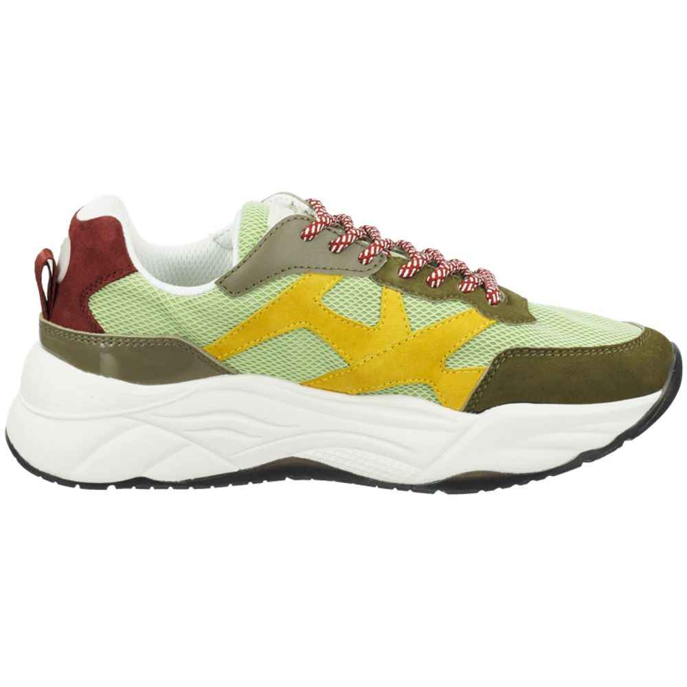 Scotch & Soda Green Goatskin Chunky Sneakers