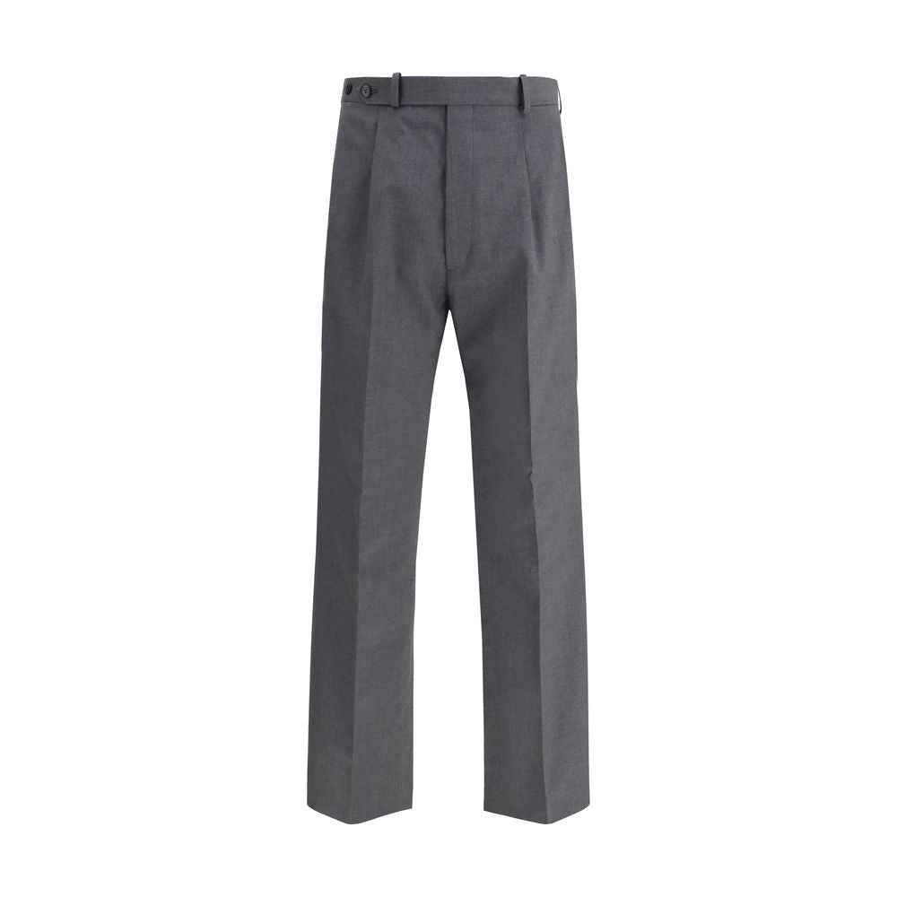 Prada Gray Wool Oves Aries Dress Pants