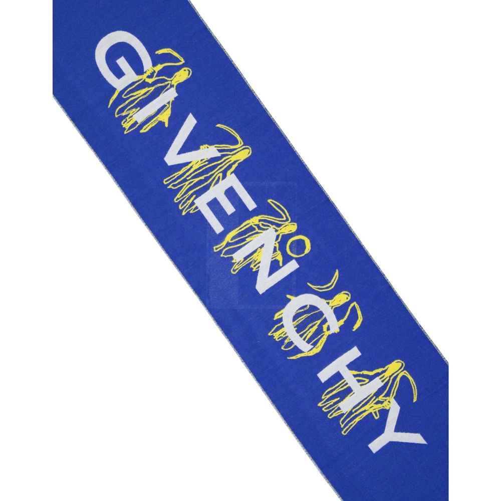Givenchy Blue Silk Foulard
